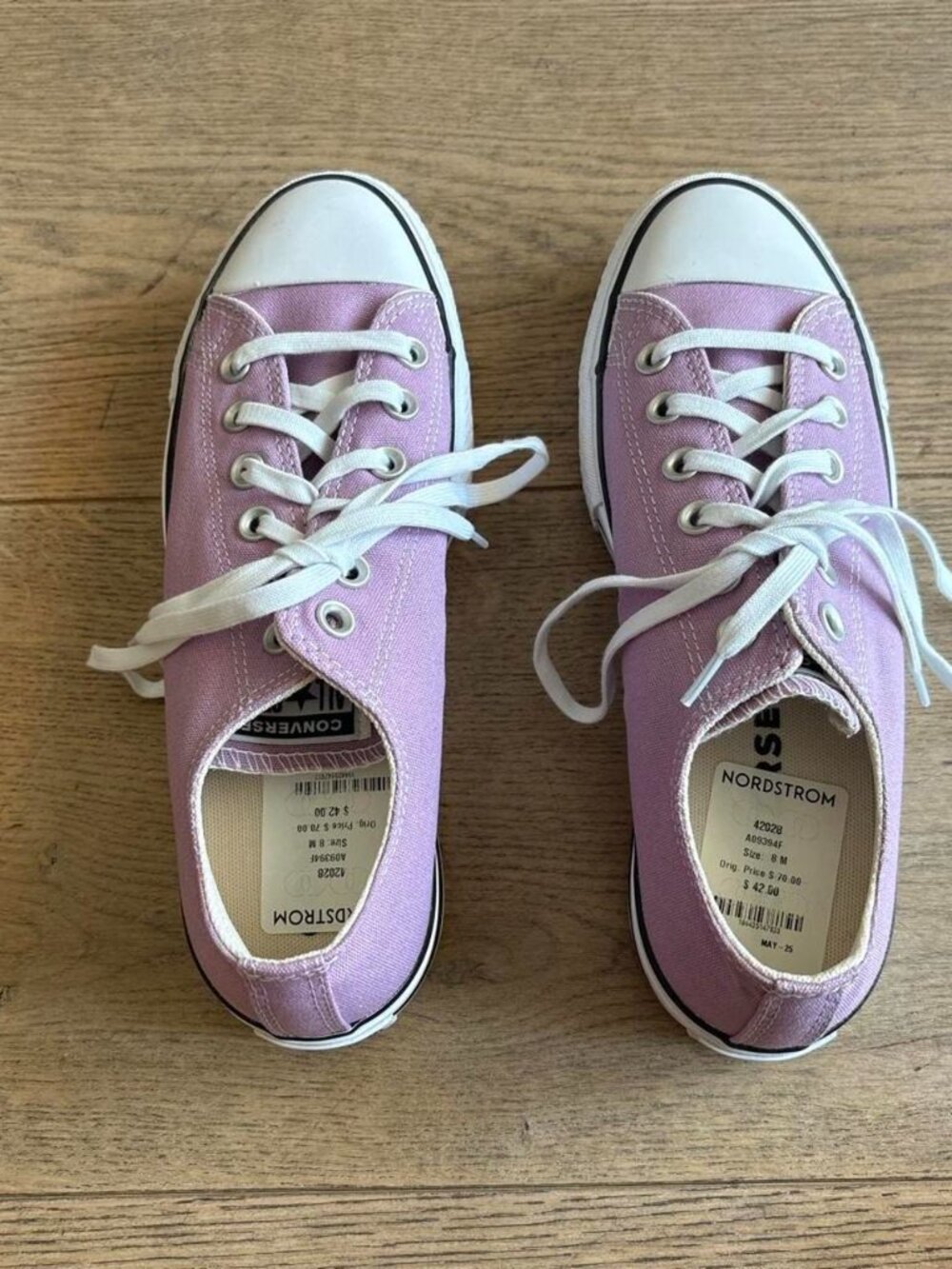 Converse Women's Purple and Pink Trainers
